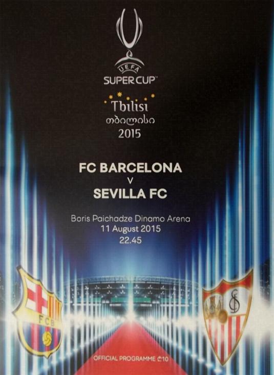 2015 SUPER CUP - BARCELONA v SEVILLA
